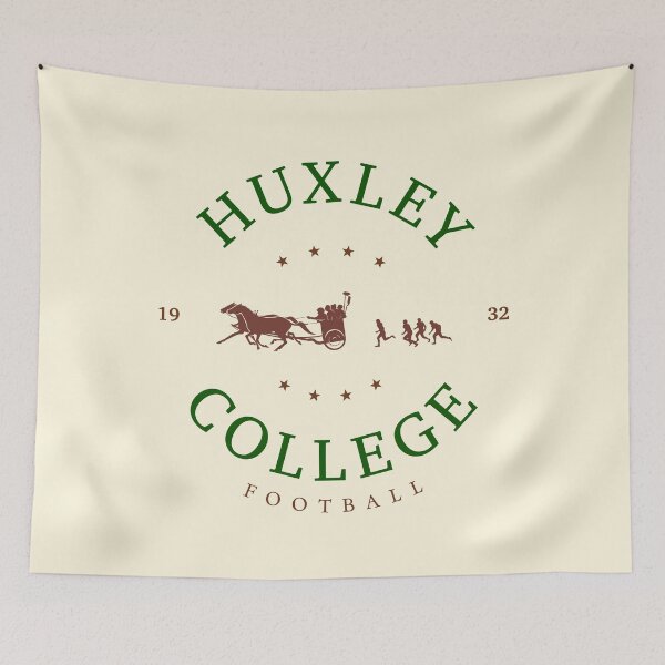 Item preview, Huxley College Football - Green designed and sold by TheCleverCarny.