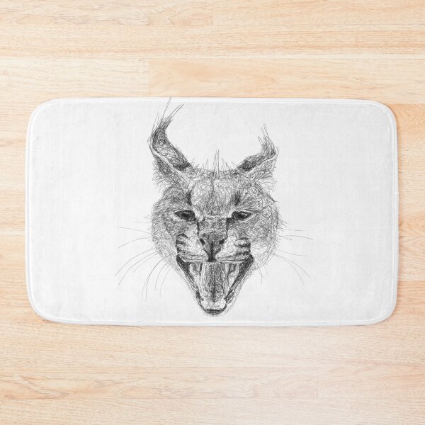 Item preview, Caracal Scribble Art designed and sold by CaroScribbles.
