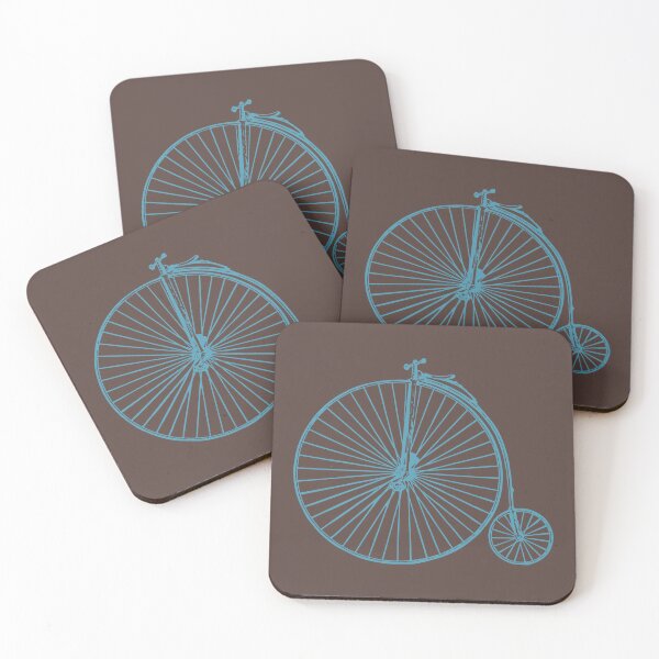 Item preview, Blue Penny-farthing | Brown Background designed and sold by Oliveirallan.