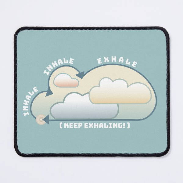 Item preview, Cloud Breathing Exercise - Physiological Sigh Design -  designed and sold by StuckOnGood.