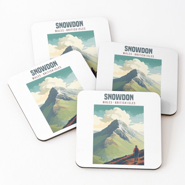 Item preview, Snowdon, Wales, British Travel poster designed and sold by Travel-Graphix.