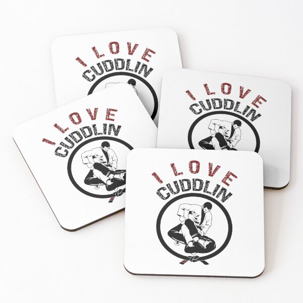 Item preview, I Love Cuddlin Funny Ju Jitsu Quote designed and sold by SharpThreadZ.