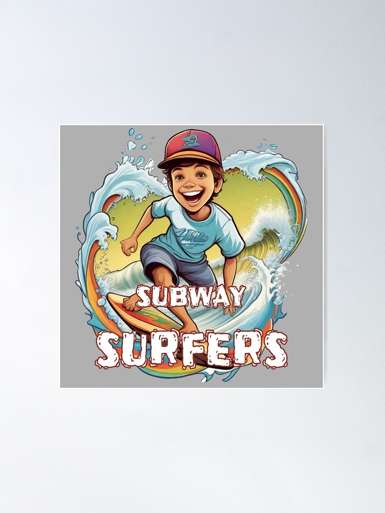 Game Subway Surfer 1 Vintage Art Canvas Poster Wall Art Decor