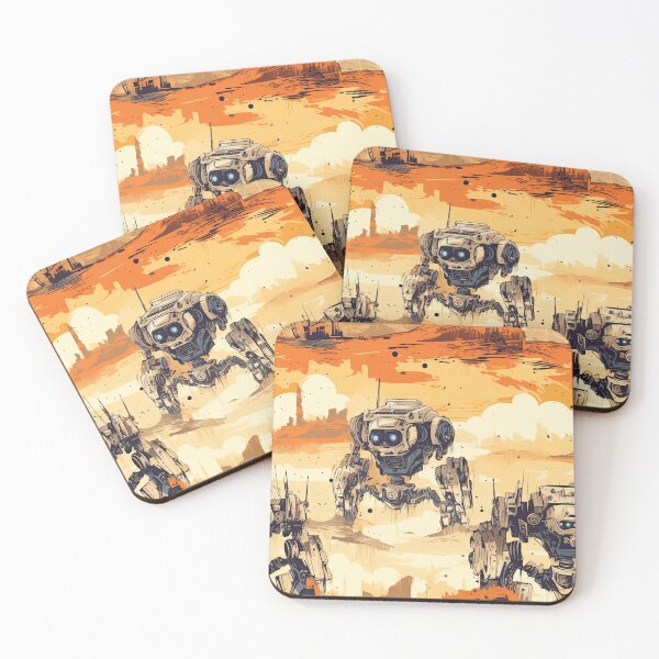Item preview, Robots: Orange designed and sold by Pedra Panda.