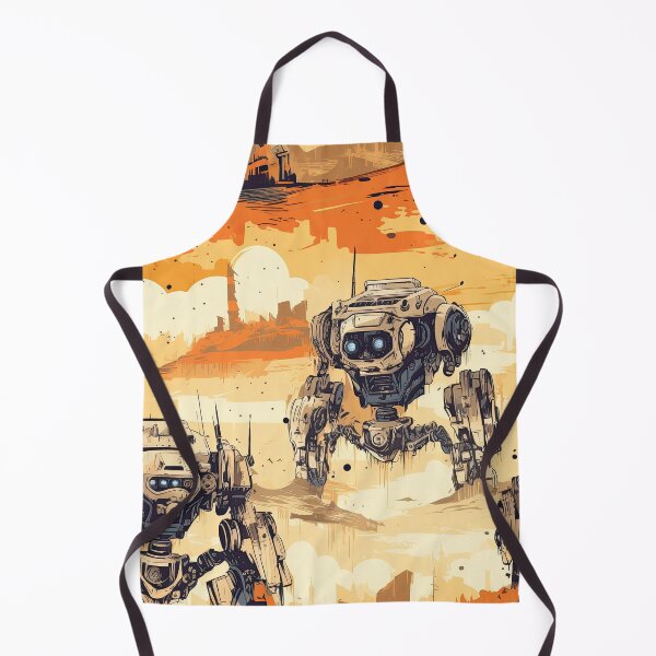 Item preview, Robots: Orange designed and sold by Pedra Panda.