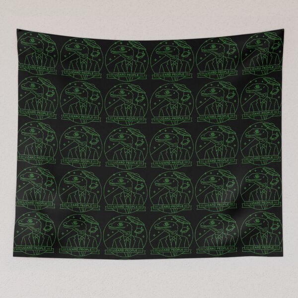 Item preview, Lizard People, Reptilian conspiracy theory designed and sold by GodsOfArt.
