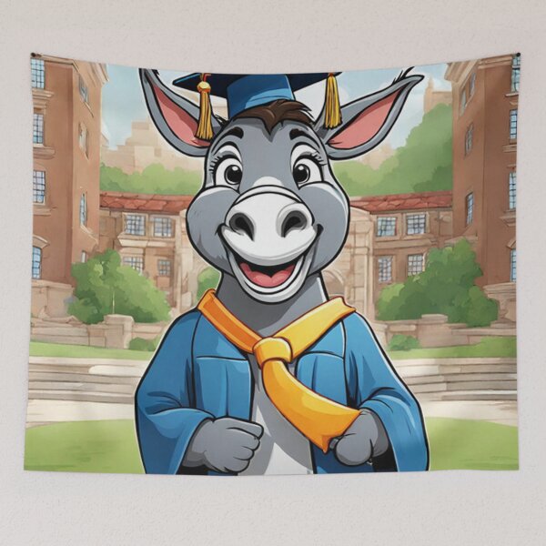 Item preview, Donkey Graduation designed and sold by ZeeArtStudio.