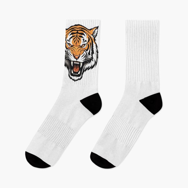 Item preview, Cartoon Artistic Style Tiger Painting Drawing Logo Sticker, wall arts, Art Prints and More designed and sold by Kevin Lou.