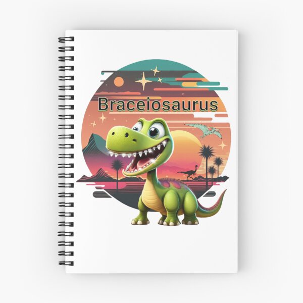 Item preview, Braceiosaurus (a dinosaur with braces) designed and sold by TempoTees.