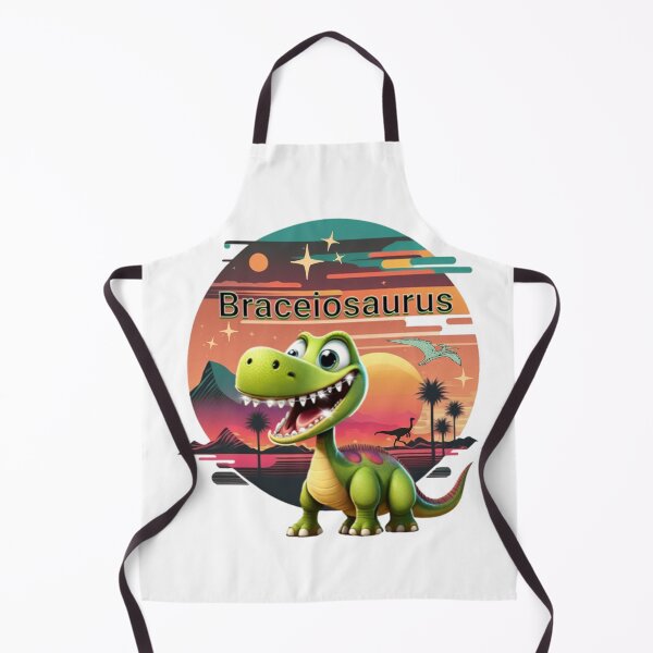 Item preview, Braceiosaurus (a dinosaur with braces) designed and sold by TempoTees.