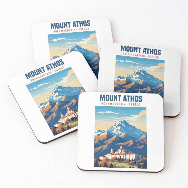 Item preview, Mount Athos, Agion Oros, Greece Travel poster designed and sold by Travel-Graphix.