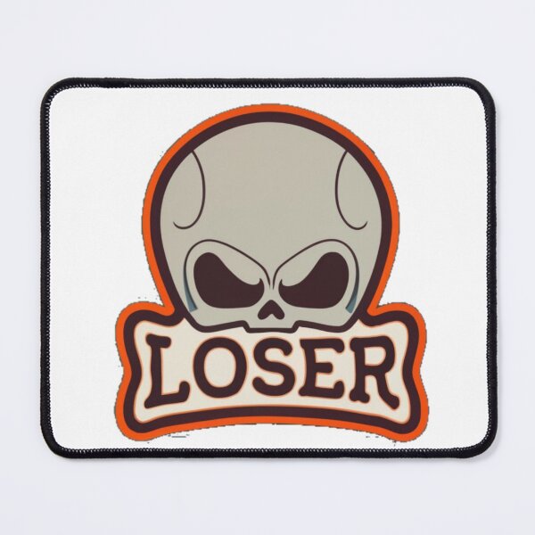 Item preview, Loser Skull Emoji Spooky Scary Skeletons designed and sold by ShopSunday.