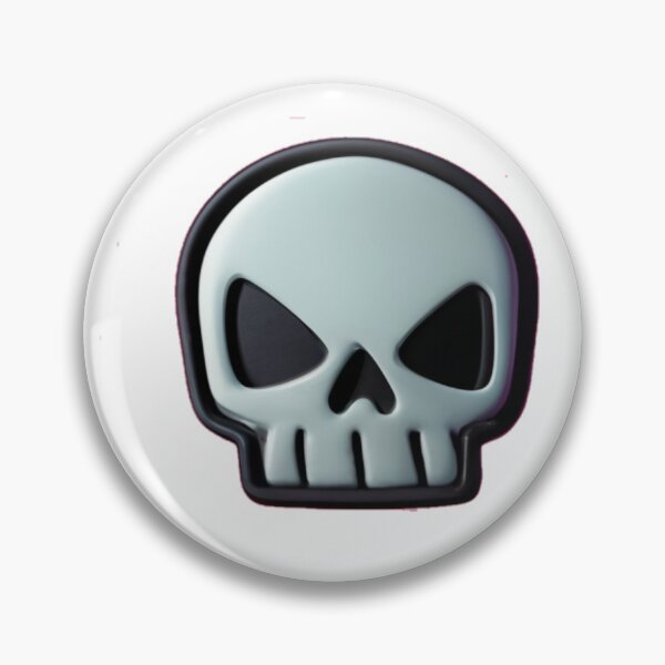 Item preview, Loser Skull Emoji Spooky Scary Skeletons Funny Colorful Humor  designed and sold by ShopSunday.
