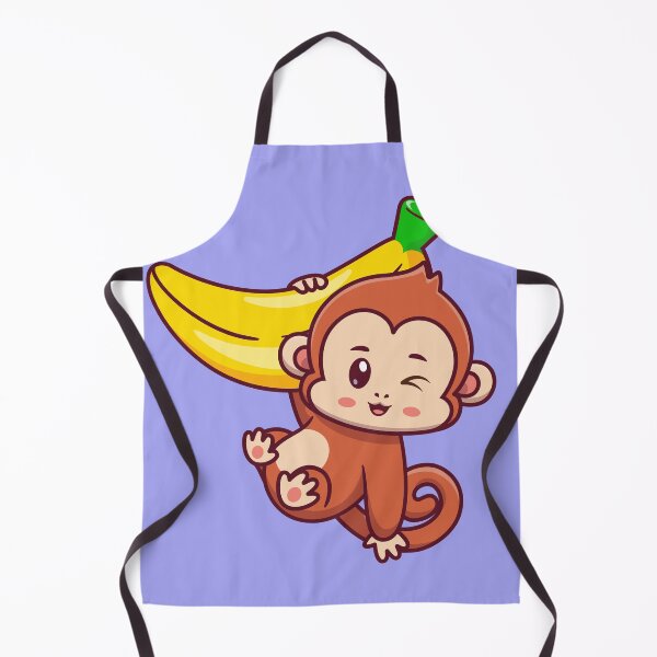 Item preview, Cute Monkey Hanging Banana - Cartoon Vector Icon designed and sold by hjian8219.