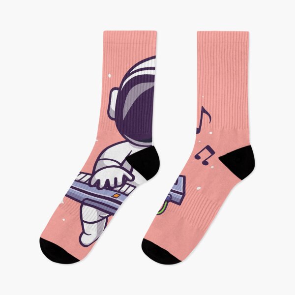 Item preview,  Cute Astronaut Playing Space Piano - Cartoon Vector Icon designed and sold by hjian8219.