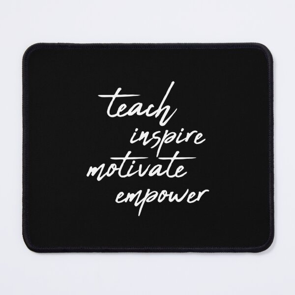 Item preview, Teach Inspire motivate empower teacher words designed and sold by OneDailyDesign.