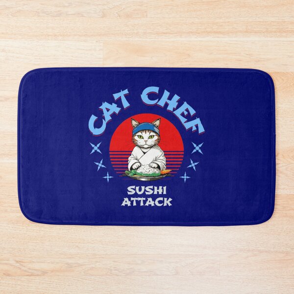 Item preview, Cat Chef  |  Sushi Attack  | Cat Sushi Chef designed and sold by Art-by-Geoff.