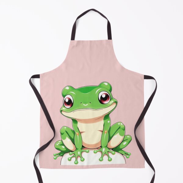 Artikelvorschau, Niedlicher Anime-Frosch entworfen und verkauft von ZeeArtStudio.