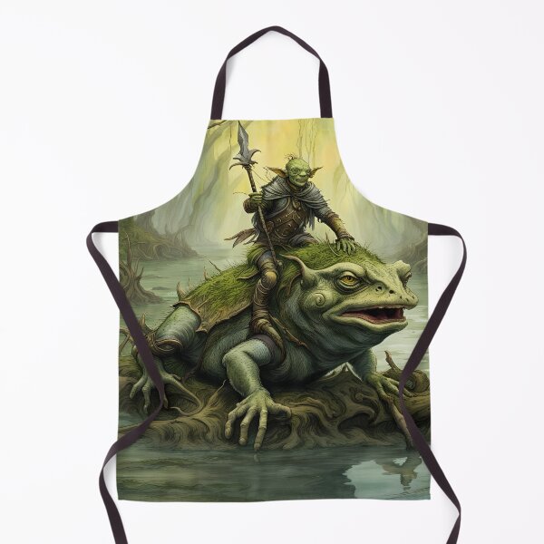 Item preview, A Goblin Warrior atop his Giant War Toad designed and sold by MrTees.
