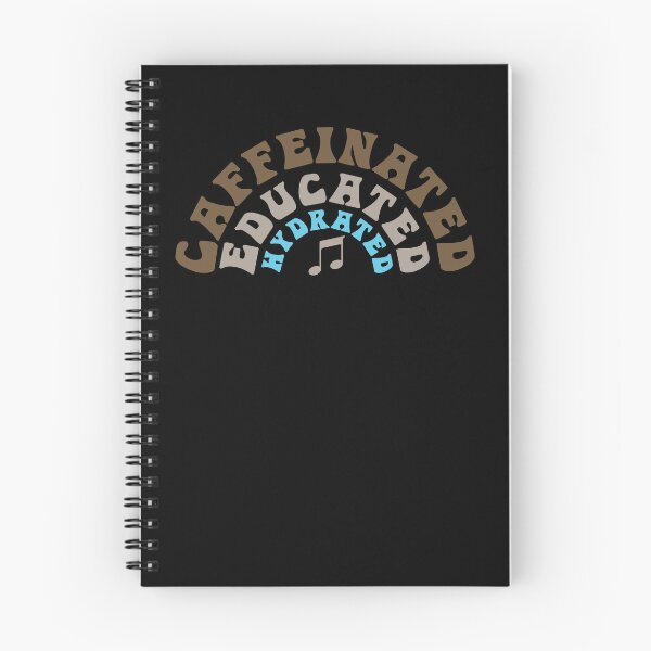 Item preview, Caffeinated Educated Hydrated Music Teacher designed and sold by Jocelyn Sperduto Art.