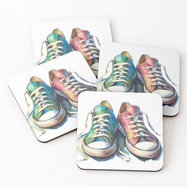 Item preview, watercolor sneakers designed and sold by norachiang.