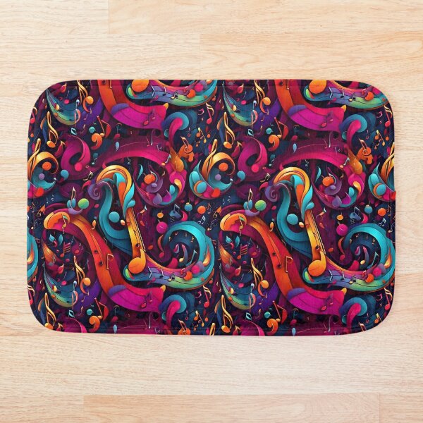 Item preview, Abstract Musical Notes Pattern designed and sold by Patternliss.