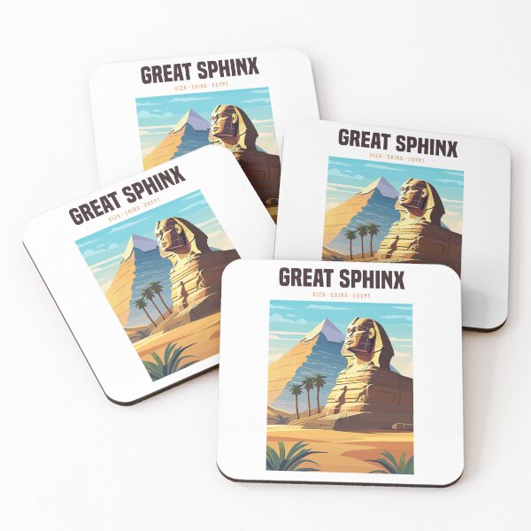 Item preview, Great Sphinx, Cairo, Egypt Travel poster designed and sold by Travel-Graphix.