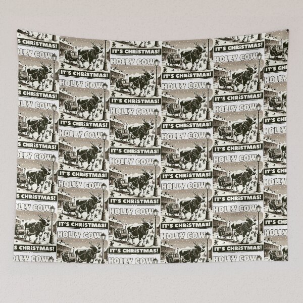 Item preview, Vintage Holy Cow Its Christmas designed and sold by ElLocoMus.