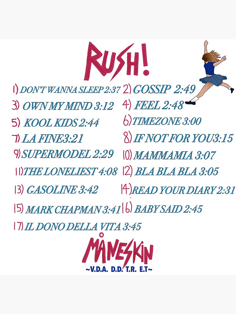 RUSH!_SPECIAL BOXSET : Måneskin: : CD e Vinili}