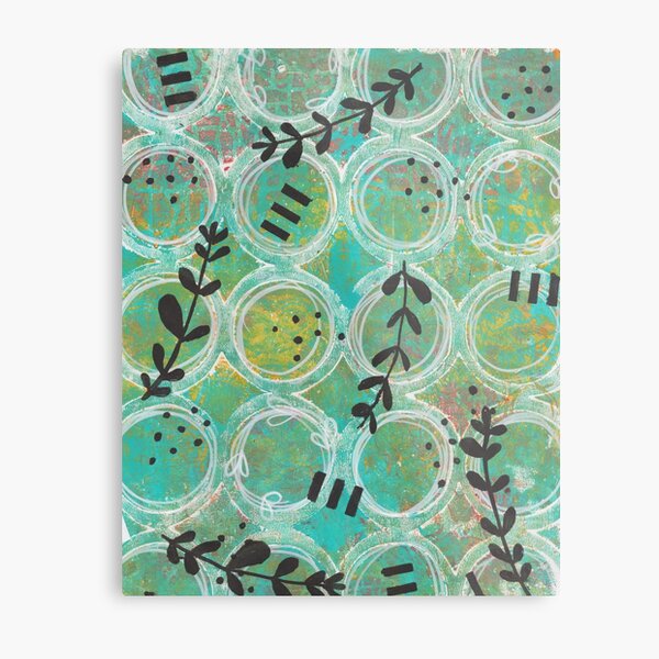 Item preview, Green Circles with Leaves designed and sold by clothpaperpixel.