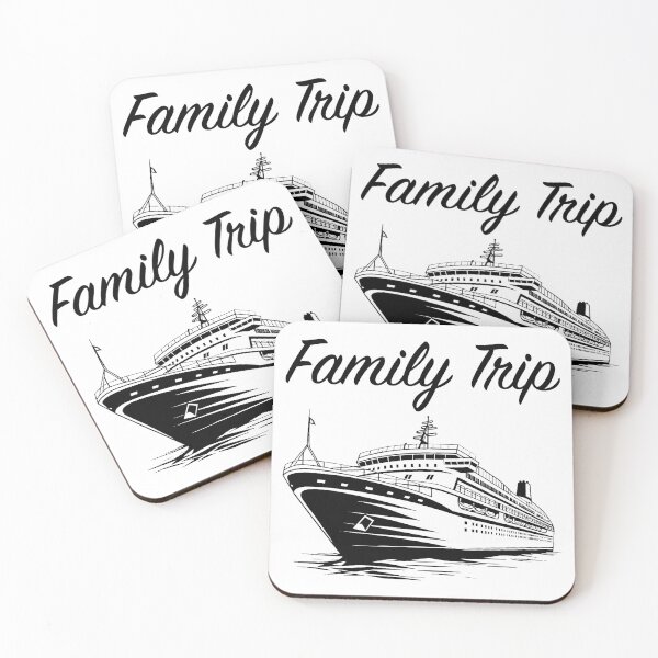 Item preview, Cruise Ship - Family Vacation (Black Lettering) designed and sold by VelvetRoom.