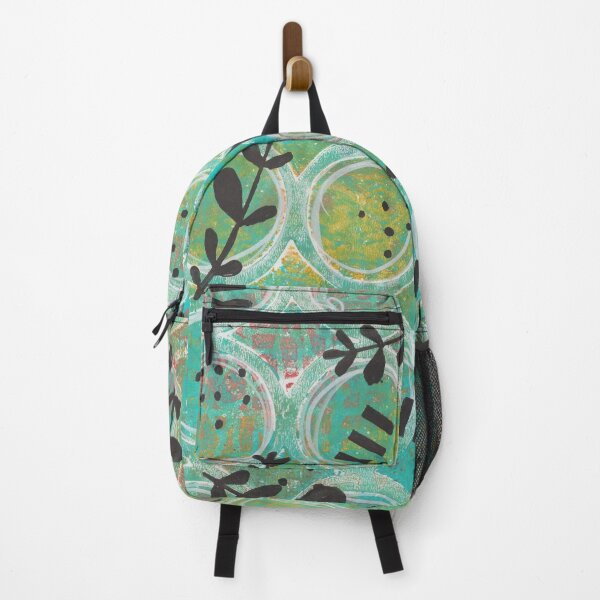 Item preview, Green Circles with Leaves designed and sold by clothpaperpixel.