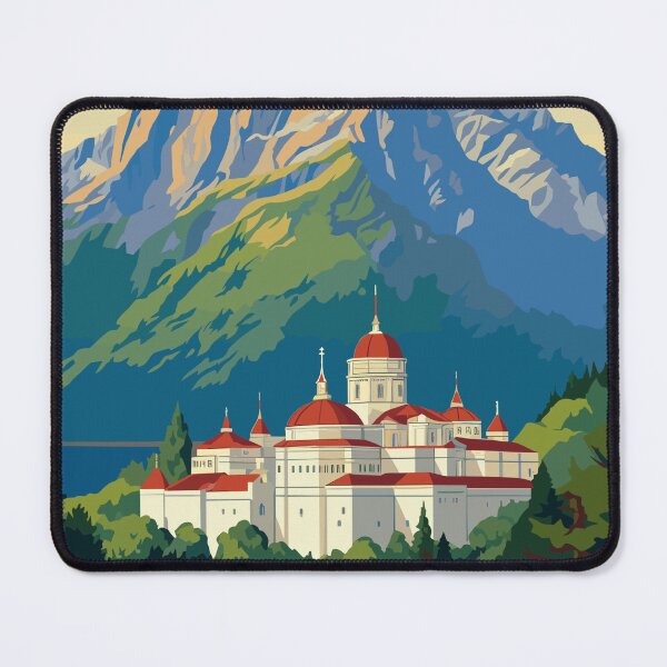 Item preview, Mount Athos, Holy Mountain Travel Poster designed and sold by Travel-Graphix.
