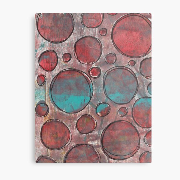 Item preview, Red + Turquoise Circles designed and sold by clothpaperpixel.
