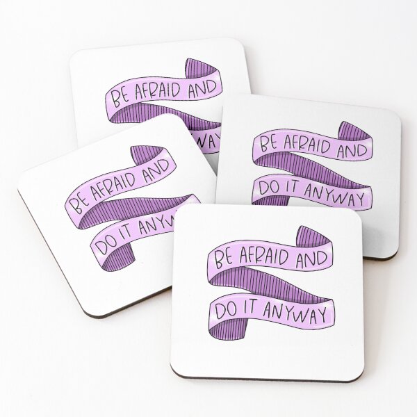 Item preview, Be afraid and do it anyway designed and sold by Crafty Nut.