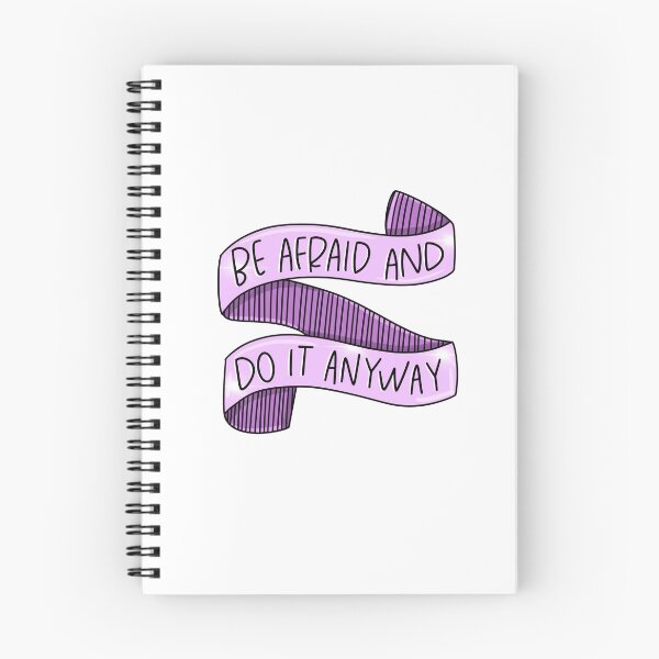 Item preview, Be afraid and do it anyway designed and sold by Crafty Nut.