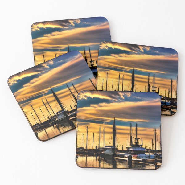 Artikelvorschau, Nautical Marina Sunset entworfen und verkauft von Nautical4U.