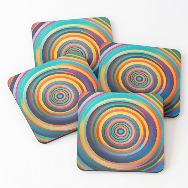 Item preview, Abstract Colorful Concentric Circles Design designed and sold by Jollys-ArtShop.