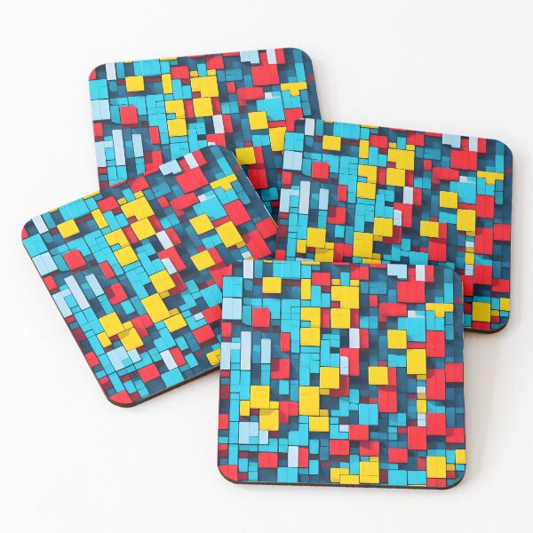 Item preview, Colorful Blocks Modern Decorative Design designed and sold by Jollys-ArtShop.