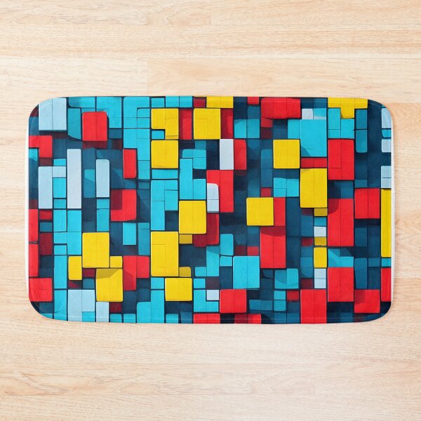 Item preview, Colorful Blocks Modern Decorative Design designed and sold by Jollys-ArtShop.