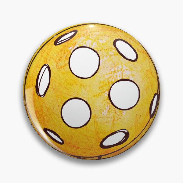 Item preview, Ilustración simple de pickleballer en amarillos y naranjas de acuarela designed and sold by PenToPixel.