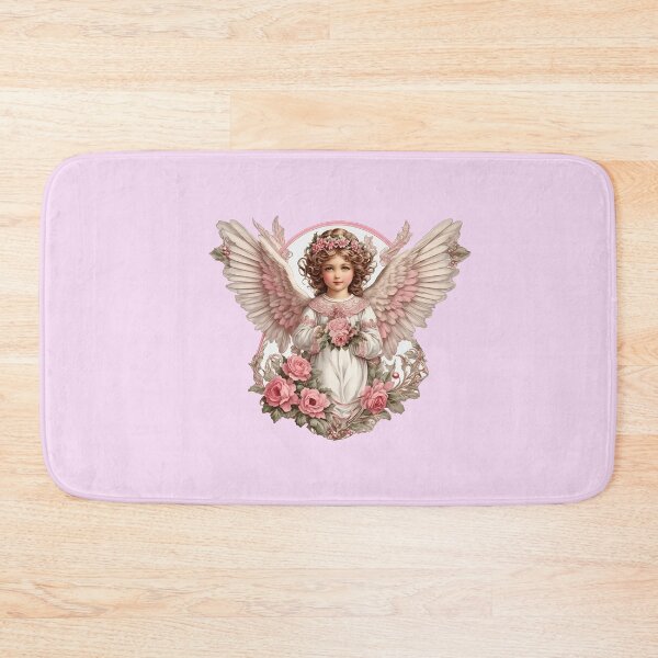 Item preview, Copy of Vintage Pink Baby Christmas Angel with Wings designed and sold by PUFFYP.