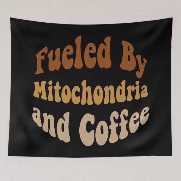 Item preview, Funny Biology Teacher Science Fueled By Mitochondria And Coffee designed and sold by Stick-Artistry.