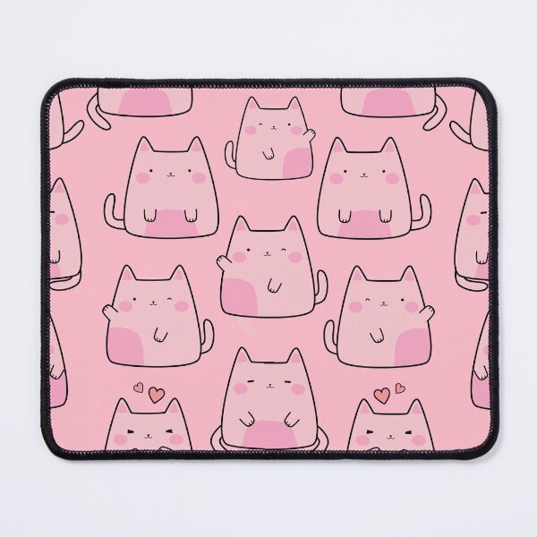 Item preview, pink kitty pattern designed and sold by yaZzaboy.