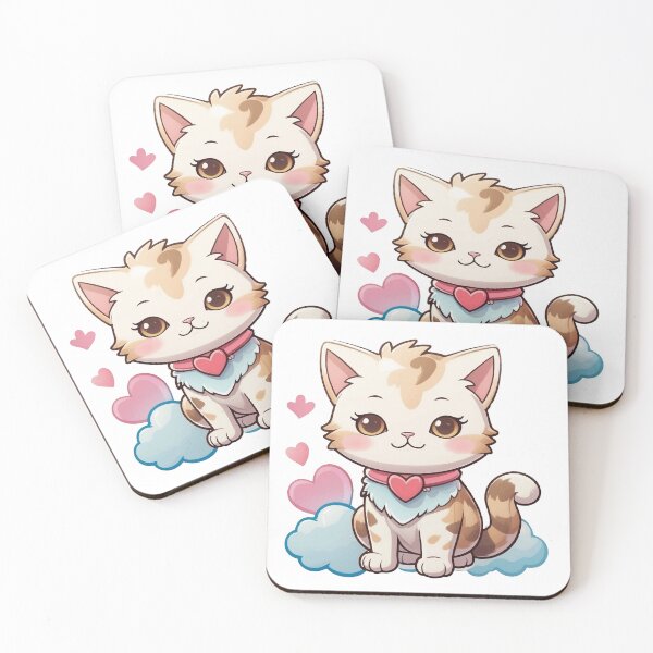 Artikelvorschau, NIEDLICHE KAWAII-KATZE entworfen und verkauft von JasonCamposDG.