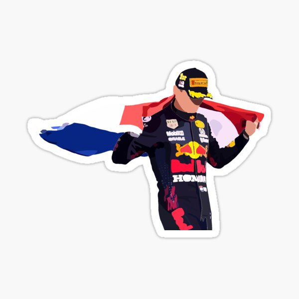 Max Verstappen Dutch Flag Sticker