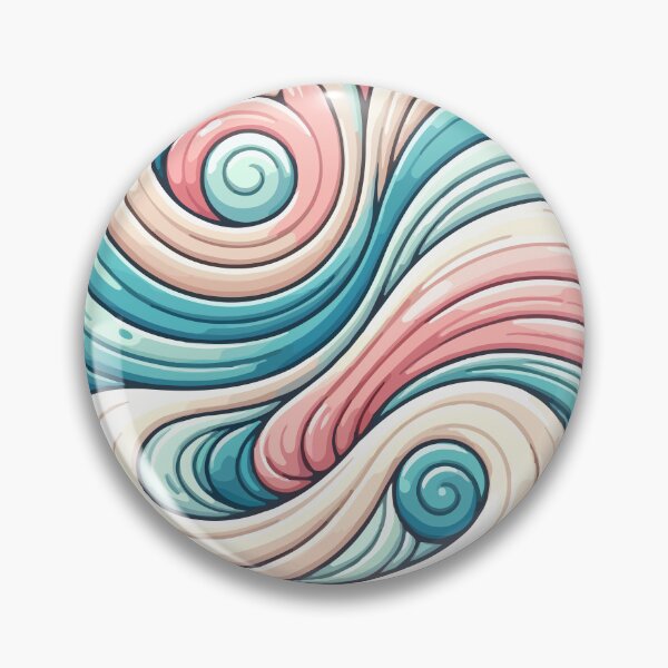 Item preview, Pastel Swirling Wave Abstract Artwork designed and sold by OniumEth.