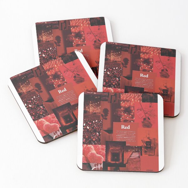 Item preview, red collage wallpaper designed and sold by hales3204.