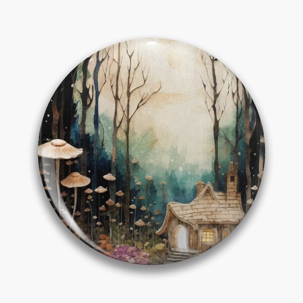 Item preview, Mushroom Cottage designed and sold by Sasha Art Gallery.