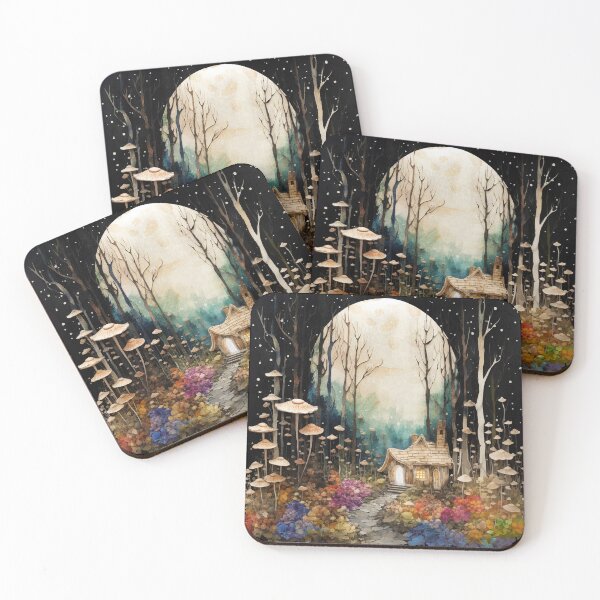 Item preview, Mushroom Cottage designed and sold by Sasha Art Gallery.